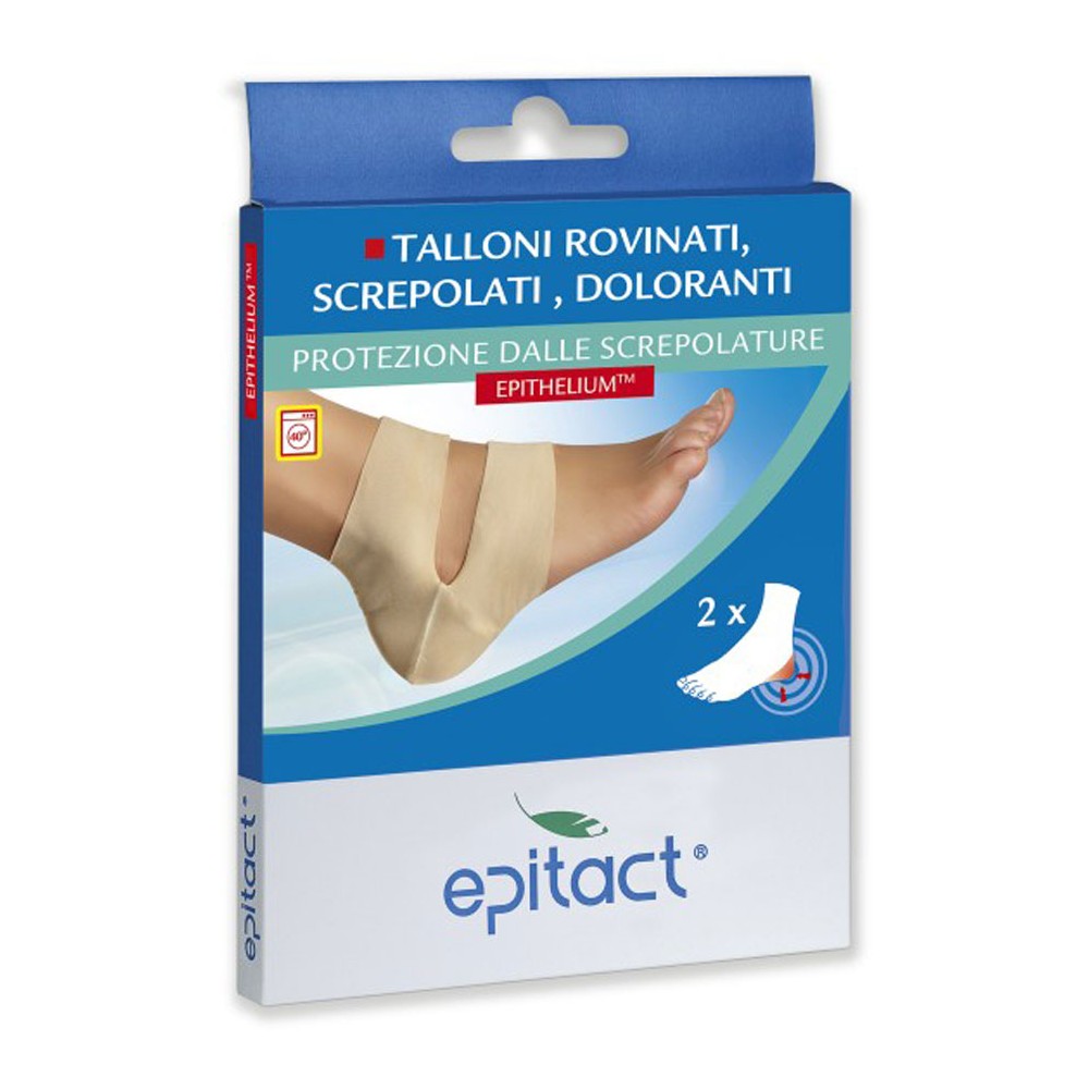 EPITACT Talloni Rovinati, Screpolati, Doloranti, protezione dalle screpolature Taglia Unica (2 pezzi in confezione)